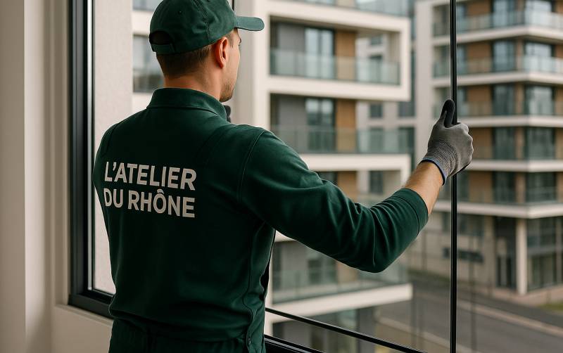 Installation de vitrage performant par notre vitrier à Villeurbanne 