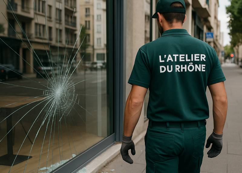 Dépannage d’urgence par un vitrier à Villeurbanne